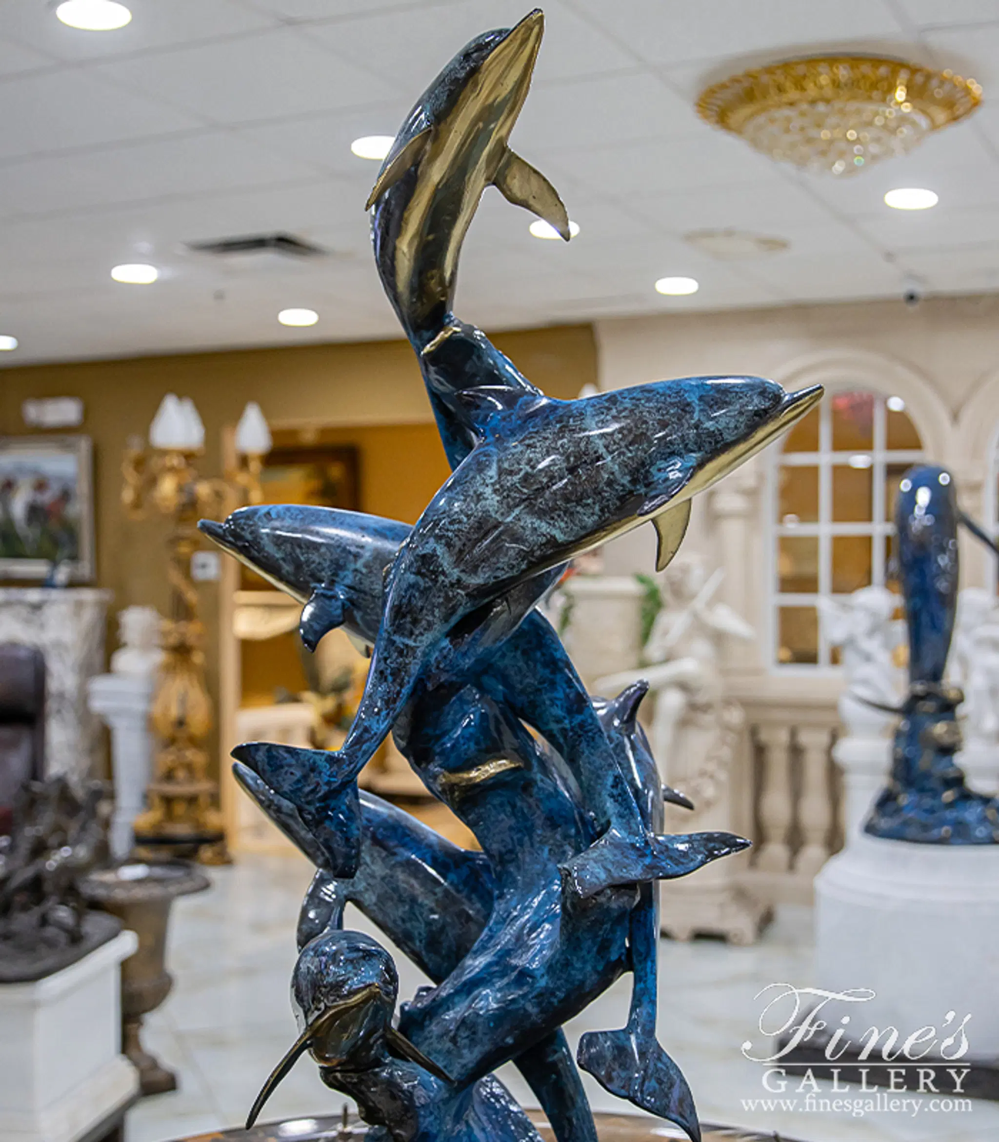 Bronze Fountains - Exotic Bronze, Marble And Alabaster Fountain